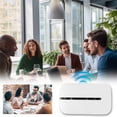 thumbnail image 5 of 4G Wireless Router, Pocket WiFi Hotspot for Travel, Mobile Portable WiFi Car Sharing Device SIM Card Slot, Free WiFi Router Unlimited Satellite Internet, High Speed Smart Router Anywhere C, 5 of 5