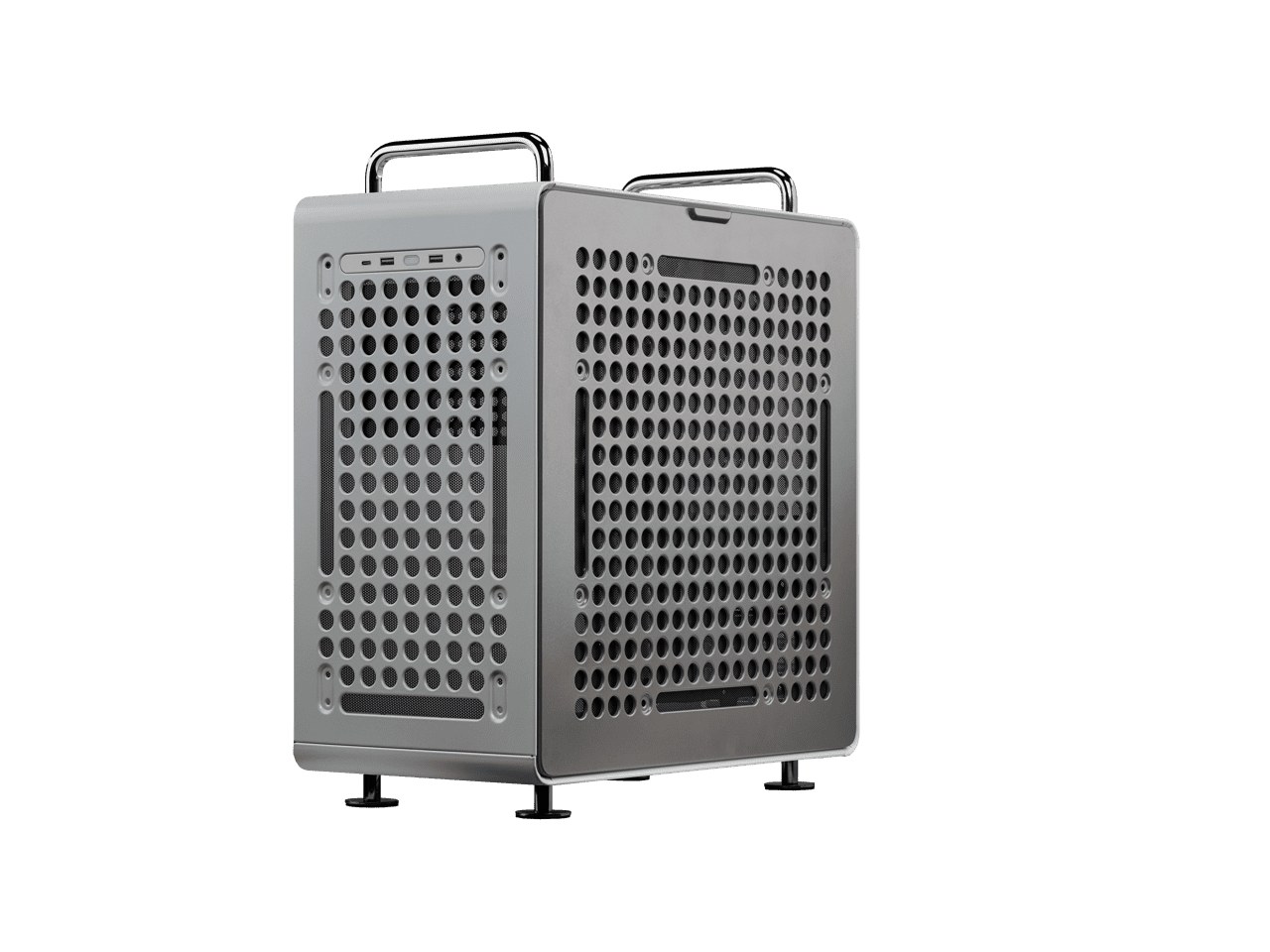 Cooler Master QUBE 540 High-Airflow ATX Mid-Tower Case, 415mm GPU Clearance Max, Designed Ready RTX 5090|RX 9070 XT, Tempered Glass, Modular & Customizable Design, Reversible I/O Panel - Moonstone