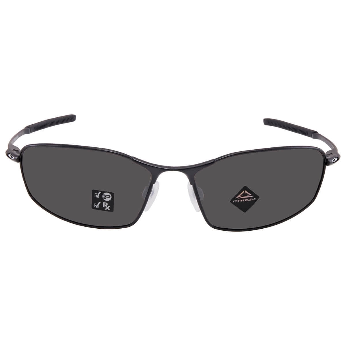 partiskhed maksimere Underholde Oakley Whisker Polarized Prizm Black Rectangular Men's Sunglasses OO4141  414103 60 - Walmart.com