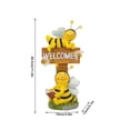 thumbnail image 3 of Xihbxyly Lámpara Solar "Bee Welcome", Decoración de Resina para Jardín, Energía Solar de Bajo Consumo, Textura Delicada, Decoración para Exteriores, Fácil Instalación, Larga Duración, Perfecta para J, 3 of 6