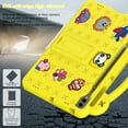 thumbnail image 6 of Cowithday Kids Cover Case for Galaxy Tab S9 Plus (SM-X810/X816B/X818U)/Tab S8 Plus 5G (SM-X800)/S7 FE 5G (SM-T738)/S7 Plus (SM-T970), EVA Dropproof Handle Kids Friendly Rugged Child Case,Yellow, 6 of 6