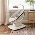 thumbnail image 3 of 4moms MamaRoo Columpio multimovimiento para bebé, Bluetooth habilitado con 5 movimientos únicos, negro, 3 of 5
