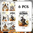 thumbnail image 6 of Kreatwow Halloween Dog Party Decorations 6pcs Halloween Pet Dog Window Clings Halloween Window Sticker Window Decal Halloween Home Decoration Double-Printed Pet Dog Pumpkin Bat Sticker for Home Party, 6 of 6