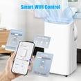 thumbnail image 5 of Frostorm 14000BTU Portable Air Conditioners, 4 In1 Air Conditioner with Wifi Control,Portable AC Cooling Range up to 560 Sq.ft, Windows Kit,Brush,Whitei, 5 of 10