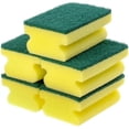 thumbnail image 1 of Éponge à Récurer Multifonction Protège les Ongles et les Doigts – Éponges de Nettoyage pour Enlever les Taches Tenaces, la Graisse, les Résidus (Vert 5 Pcs), 1 of 8