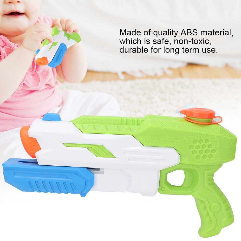 2 Pistolets à Eau Longue Portée 10 Mètres Pour Enfants - Jeux D'eau été, Piscine, Plage - Couleurs Vives Et Maniables - 7