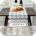 thumbnail image 5 of Camino de mesa de encaje blanco Caminos de mesa de flores de margarita Bufanda de poliéster, elegante cubierta de mesa de macramé Decoración de fiesta de boda Primera opción para G, 5 of 5