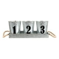thumbnail image 1 of Galvanized Metal Bucket Utensil Caddy Set w/ Storage Tray, 1 of 1