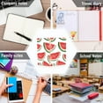 thumbnail image 6 of FORMRS 1-Subject Spiral Notebook 8" x 5" College Ruled 60 Refillable Sheet A5 Hard Cover, 2 Pack, Cute Watermelon, 6 of 7