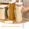 thumbnail image 3 of BRIGHTFUFU Contenedor de pasta Contenedor de espagueti Almacenamiento Reutilizable Despensa Organización y almacenamiento 1800ML, 3 of 7