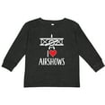thumbnail image 3 of Inktastic I Love Airshows Boys or Girls Long Sleeve Toddler T-Shirt, 3 of 5