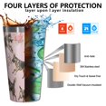 thumbnail image 3 of 16oz Tumblers Dogs with Pioneer Flower Stainless Steel Vacuum Insulated Double Wall Travel Tumbler Cups Mug with Lid and Straw,Cleaning Brush for Coffee,Tea, 3 of 4