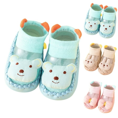 

LYCAQL Toddler Shoes Summer And Autumn Comfortable Toddler Shoes Cute Rabbit Bear Children Mesh Breathable Size 3 Baby Girl Shoes (Coffee 5 )