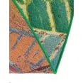 thumbnail image 4 of Unique Loom Outdoor Botanical Collection Area Rug - Foliage (4' 1" Round Multi/Blue), 4 of 8