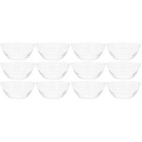 12pcs Glass Pudding Bowls Jelly Bowls Food Containers Dessert Bowls for Home