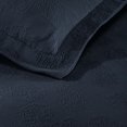 thumbnail image 5 of BNM Paisley Cotton Decorative Bedspread and Sham Set, Full, Navy Blue, 5 of 9