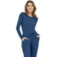 thumbnail image 4 of MediChic Scrubs Women's Knit Ultrasoft Stretch Long Sleeve Under Scrub T-Shirt, 4 of 9
