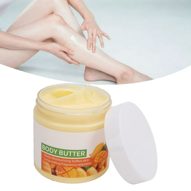 Body Butter, 200ml Smoothing Hydrating Repairing Lightweight Deep Conditioning Body Butter Cream for Skin Care