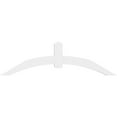thumbnail image 2 of 84"W x 24 1/2"H x 4"D x 6"F, 7/12 Pitch, Archdale Architectural Grade PVC Gable Bracket, 2 of 8