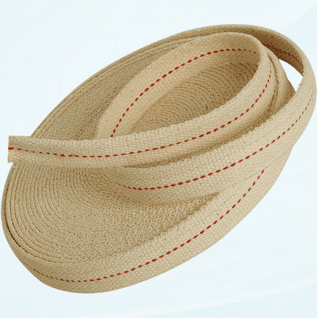 3/4 Inch 33 Feet Cotton Oil Wicks, Oil Lamp Wick with Red Stitch Replacement Oil Lanterns Wick for Kerosene Burner Lighting or Paraffin Oil Based Lanterns