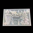thumbnail image 4 of Christmas Tree & Snowflake Silicone Mold,Mirror Finish Fondant Chocolate Candy Decorating Tray,DIY Craft Baking Tool For Holiday,silicone mold,christmas baking,White,1PC, 4 of 5