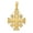 Yellow Gold, variant on 14k White Gold Solid Polished Jerusalem Religious Faith Cross Pendant Necklace 20x18mm Pendant for Women