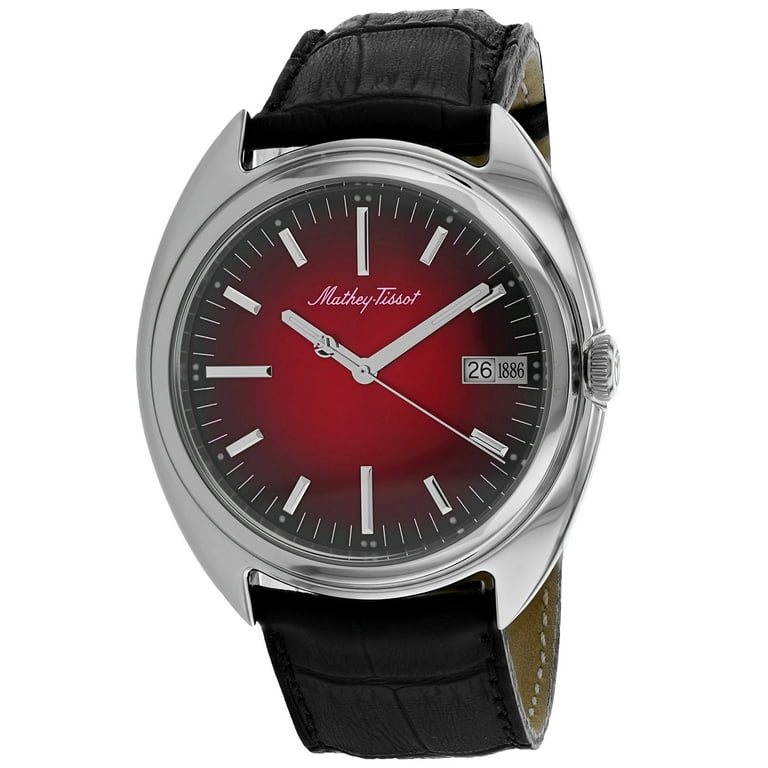 Mathey Tissot Men's Classic Red Dial Watch - EG1886AR - Walmart.com