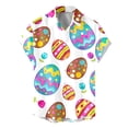 thumbnail image 4 of DGMIOCS Chemise Décontractée Confortable à Boutons pour Hommes Blanc XXXXXL, 4 of 5