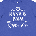 thumbnail image 4 of Inktastic Nana Papa Love Me Grandkids Youth T-Shirt, 4 of 5