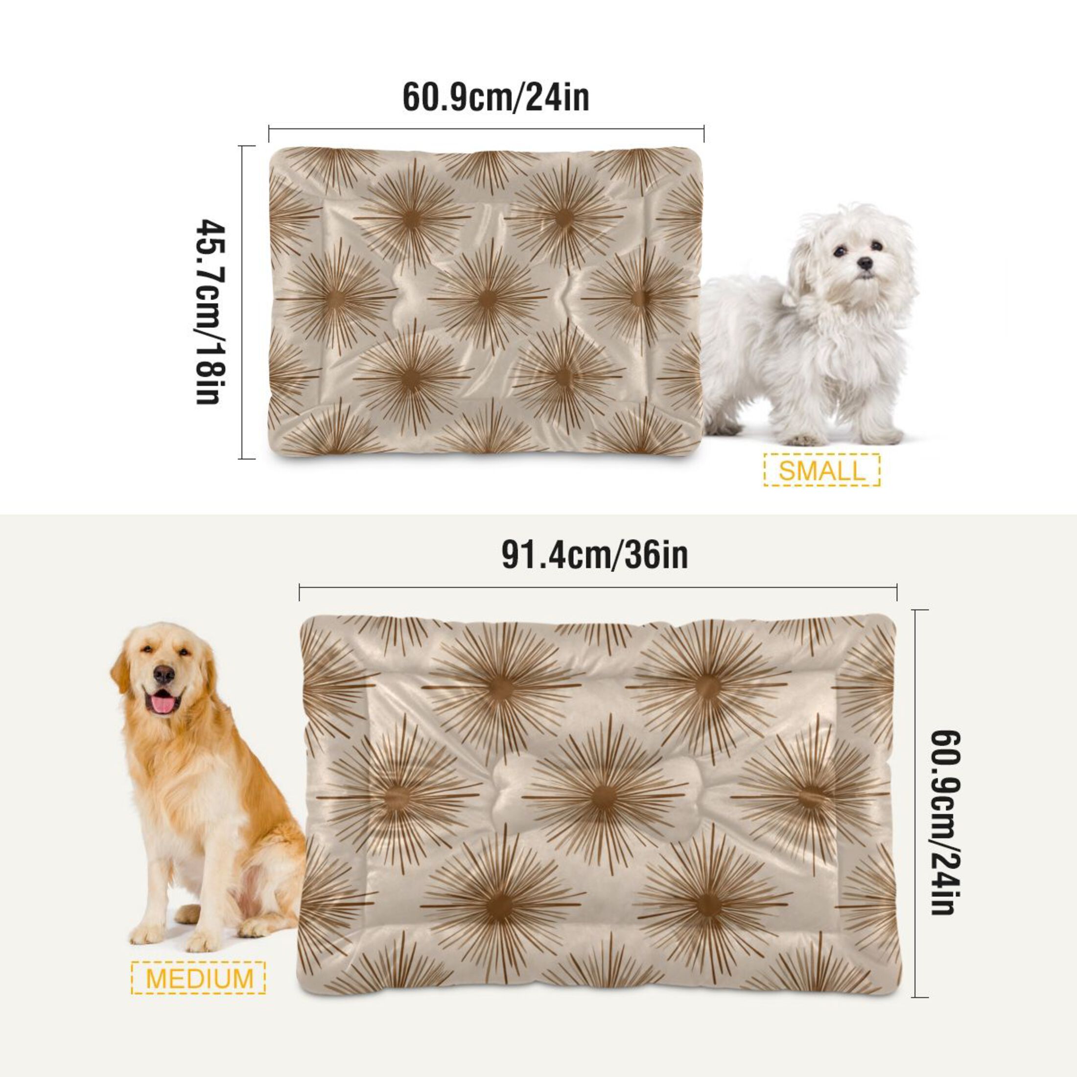 Cozy Mat Pet Bed Indoor Outdoor Warm Soft For Cat Dog Puppy(S/M) Modern Aesthetic