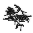 thumbnail image 3 of Jeu de vis à tête cylindrique hexagonale M3 noires (M3 x 16 mm, entièrement filetées, 50 pièces), 3 of 4