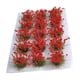 thumbnail image 3 of Césped artificial en miniatura para decoración de racimos de flores. Rojo, 3 of 9