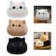 thumbnail image 4 of Almohada de juguete de felpa para gato negro 3D lindo juguete de felpa con forma de gato diseño sofá almohada grasa, 4 of 8