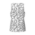 thumbnail image 2 of Rocae Hand Drawn Snake for Men's Workout Tank Top Men's Running Tank Top Dry Fit Athletic Workout Tank TopsX-Large, 2 of 9
