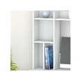 thumbnail image 4 of Kathy Ireland Home by Bush Furniture Madison Avenue 60W Writing Desk with Hutch-Color:Pure White, 4 of 8