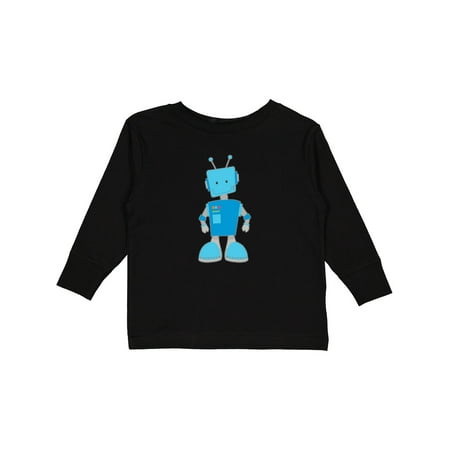 

Inktastic Blue Robot Gift Toddler Boy or Toddler Girl Long Sleeve T-Shirt