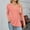 c01Pink, variant on Arnsht Womens Long Sleeve Tunic Tops Casual Loose Breathable Solid Color V Neck Blouse Pleated Dressy Loose Shirts Pink L