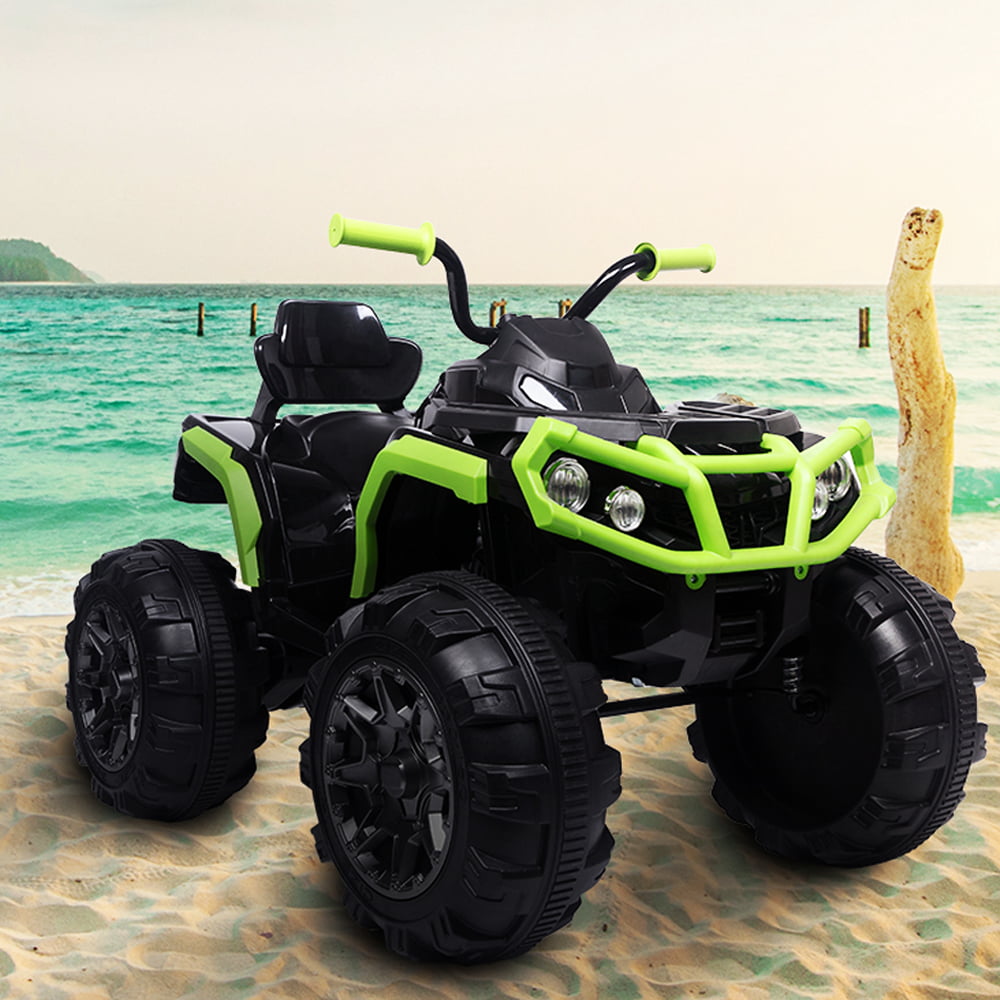 UBesGoo 12V Kids Battery Powered Electric Rugged 4-Wheeler ATV Ride-On