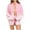 Pink, variant on Viikei Womens Denim Jackets Plus Size Denim Jackets for Women Clearance Casual Gradual Color Burr Denim Blouse Jacket Coat