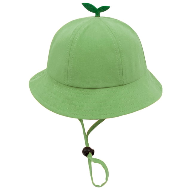 Sombrero de pescador para niños de 1 a 6 años con circunferencia de la cabeza de 50 a 52 cm, sombrero de lavabo para niños y niñas, lindo sombrero para el sol de dibujos animados