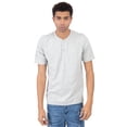 thumbnail image 1 of PLAYERA PARA HOMBRE LISA ESTILO HENLEY CON BOTONES, 1 of 4