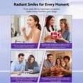 thumbnail image 7 of Purple Teeth Whitening Strips – Natural Whitening Strips, Stain Removal, 28 Ct, 7 of 7