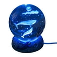thumbnail image 1 of Crystal Night Light Luminous Resin Base Glass Crafts Desktop Decoration, 1 of 1