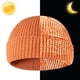 thumbnail image 1 of Gorro de punto reflectante unisex, cálido y aislante, de alta visibilidad, diseño moderno, para viajes al aire libre, función de seguridad, mezcla de lana resistente, para uso diurno y, 1 of 9