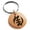 Rose, variant on Stainless Steel Aztec Supremacy Rune Engraved Small Medallion Circle Charm Keychain Keyring