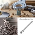 thumbnail image 2 of Uxcell 20-Pack Hex Head Screw Bolt with Nuts Flat & Lock Washers M6x85mm Stainless Steel Bolts Kit Fully Threaded Metric, 2 of 6