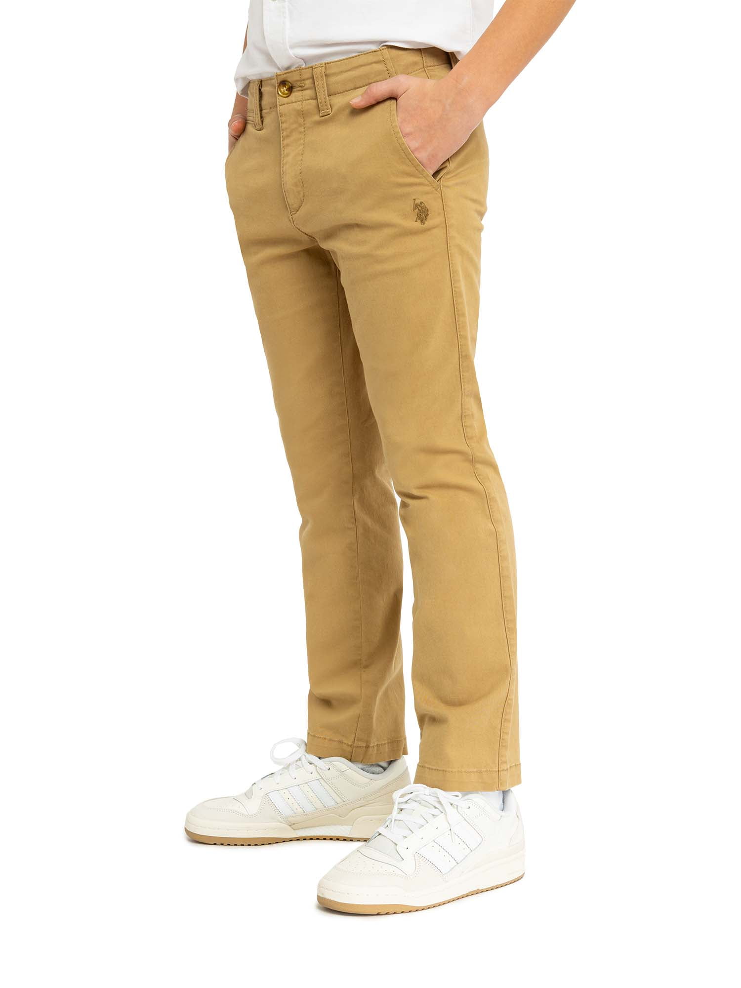 U.S. Polo Assn. Boys Lived in Chino Pant, Sizes 4-18