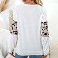 thumbnail image 4 of Blusa Manga Larga Cuello Redondo Jersey Estampado Casual Básico Top De Moda para Mujer, 4 of 6