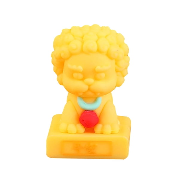 Estatua China Figura Decorativa Feng Shui Soledad Amarillo 2,7 cm x 2,8 cm x 4,3 cm