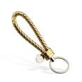 thumbnail image 4 of SagaSave Braided Leather Cord Metal Keychain for Car Keys House Keys Apartment Keys, 4 of 4